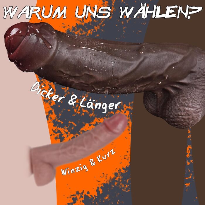 Великий анальний фалоімітатор Leyuto, силікон, XXL, з присоском, 24,5 см