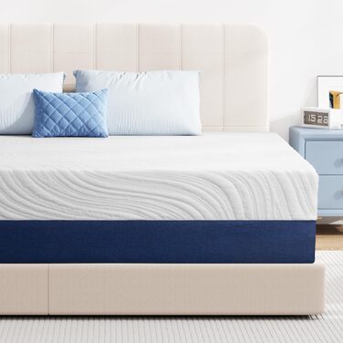 Матрац з пінопласту 160x200 см Середньої жорсткості H3 Висота 18 см Матрац з холодного пінопласту Високоякісний пінопласт Знімний чохол, який можна прати 7-зонний ергономічний та дихаючий Товщина 18 см 160 x 200 см