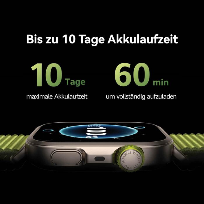 Розумний годинник HUAWEI Watch FIT 4 Pro, для спорту на свіжому повітрі професійного рівня, сапфірове скло та титан, до 10 днів роботи від акумулятора, ЕКГ, легкий спортивний годинник, сумісний з Android та iOS, синій WATCH FIT 4 Pro синій