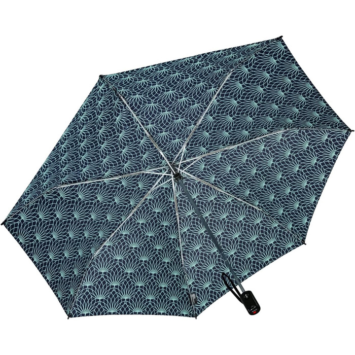 Складна парасолька Knirps Slim Duomatic з автоматичним відкриттям/закриттям із захистом від ультрафіолету Renature - Зелений Renat