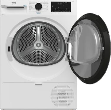 Конденсаторний осушувач Beko до 10 кг на 15 програм FlexySense електронне вимірювання вологості енергоспоживання класу А