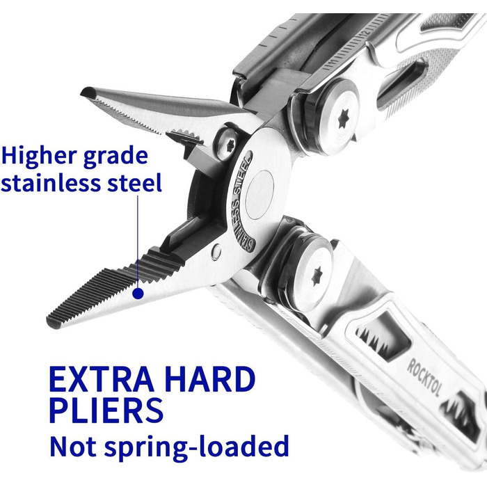 Багатофункціональні плоскогубці, кемпінгові плоскогубці 22 в 1 з вогнегасником, аварійним свистком, розбивачем скла, запобіжним за