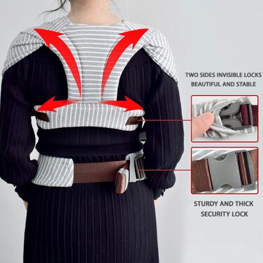 Переноска для новонароджених від народження Extra Soft, Front Carrier Ergonomic (Striped Grey)