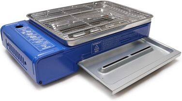 Кемпінговий гриль Evergrill на бутані - Включає 16 газових картриджів - Газовий гриль - Кемпінгова плита - Настільний гриль - Аварійний комплект