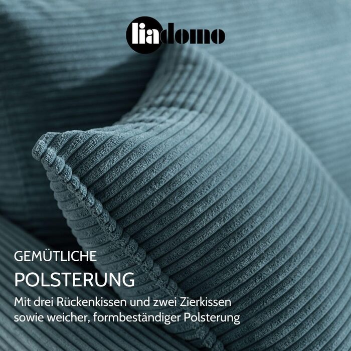 Диван Hilary Graphite, сучасний кутовий диван, вельветова оббивка сірого кольору, шезлонг для правого боку, зручний диван, легко чиститься та має стабільні розміри, металеві ніжки, L-подібний диван, зроблено в Європі, шезлонг для правого боку, графіт