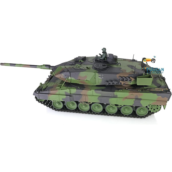 Радіокерований танк Leopard 2A6 RC 1/16, 2.4 GHz, з функцією стрільби (6 мм)
