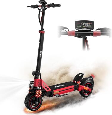 Електросамокат RCB D5, електросамокат з допуском до дорожнього руху (ABE), дальність 90-140 км, акумулятор 20,8-27 Ач, двигун 500