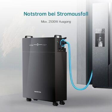 Електростанція VENUS-E на балконі потужністю 5,12 кВт, система накопичення енергії зі зв&39язком змінного струму, універсальне сонячне накопичувальне обладнання, 0 ПДВ для приватних осіб