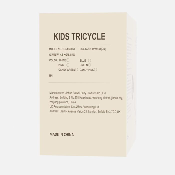 В 1 дитячий триколісний велосипед-балансир від 1 року, дитячі триколісні велосипеди-балансири з регульованим по висоті сидінням дл