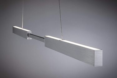 Розумна підвісна LED-лампа Paulmann SmartHome Zigbee Aptare, 18 Вт, 2700 К, метал, шліфований алюміній, стельовий світильник