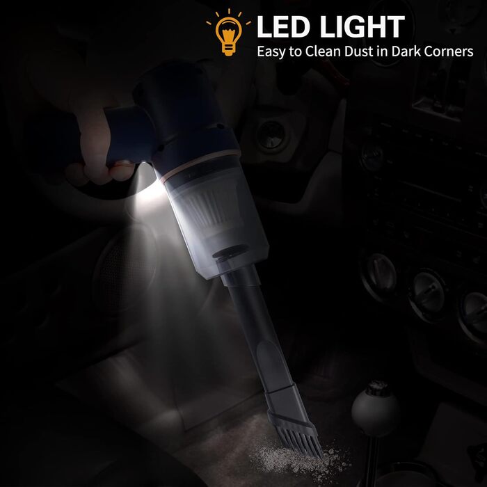 Акумуляторний ручний пилосос, автомобільний пилосос POYET, міні-пилосос, автомобільний пилосос з потужним всмоктуванням, що переза