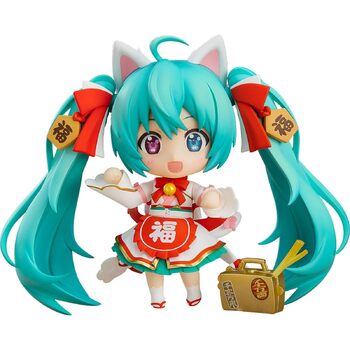 Колекційна фігурка Nendoroid Hatsune Miku Maneki Miku Ver. (Character Vocal Series 01), 10 см