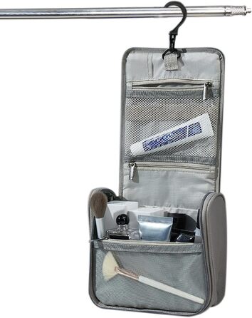 Косметичка Huvqianu з відділеннями, портативна косметичка, дорожній органайзер для макіяжу, косметичка, водонепроникна сумка для з