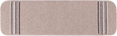 Килимки для сходів CAMILSON Нековзні килимові накладки для використання всередині та зовні приміщень Сходинки для домашніх тварин (Набір з 13 шт., бежева лінія)