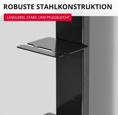 Окремостояча книжкова шафа зі сталі з порошковим покриттям, висотою 170,5 см, компактна книжкова шафа з основою та полицями, сучасний дизайн (735B)