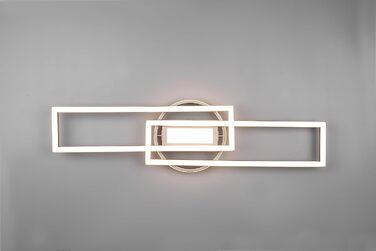 Стеля LED-світильник Reality Twister R67183107, матовий нікель, 30 Вт, з пультом, димером та зміною кольорів