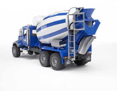 Автобетонозмішувач Mack Granite - 116 Бетономішалка, будівельна техніка, будівельний майданчик, вантажівка, автобетонозмішувач, вантажівка, транспортер, 02814 -