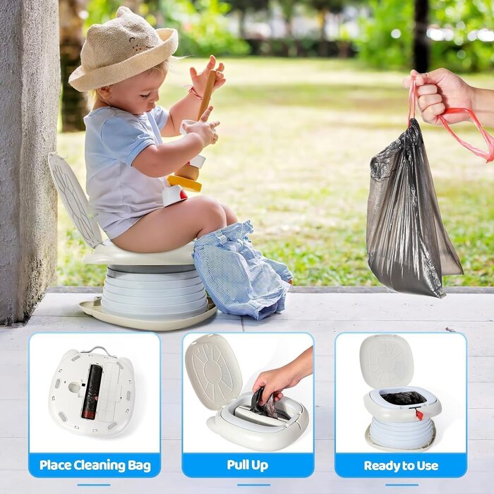39s Travel Potty, Baby Children&39s Toilet, Portable Potty Seat Portable Travel Toilet Children Travel Toilet Children Foldable fo