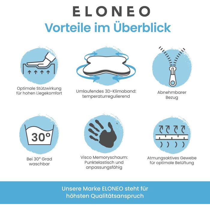 Подушка для шиї ELONEO, подушка для сну з віско у формі метелика, подушка для шиї/голови, ідеально підходить для тих, хто спить на животі, на боці та з нахилом на боці