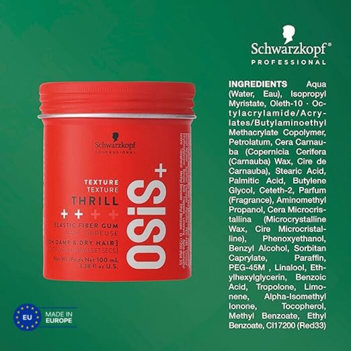 Віск для волосся Schwarzkopf OSiS Thrill Fibre Gum, банка, 100 мл