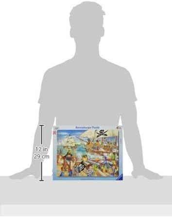 Дитячий пазл Ravensburger - 06165 Attack of the Pirates - рамковий пазл для дітей від 4 років, 36 елементів
