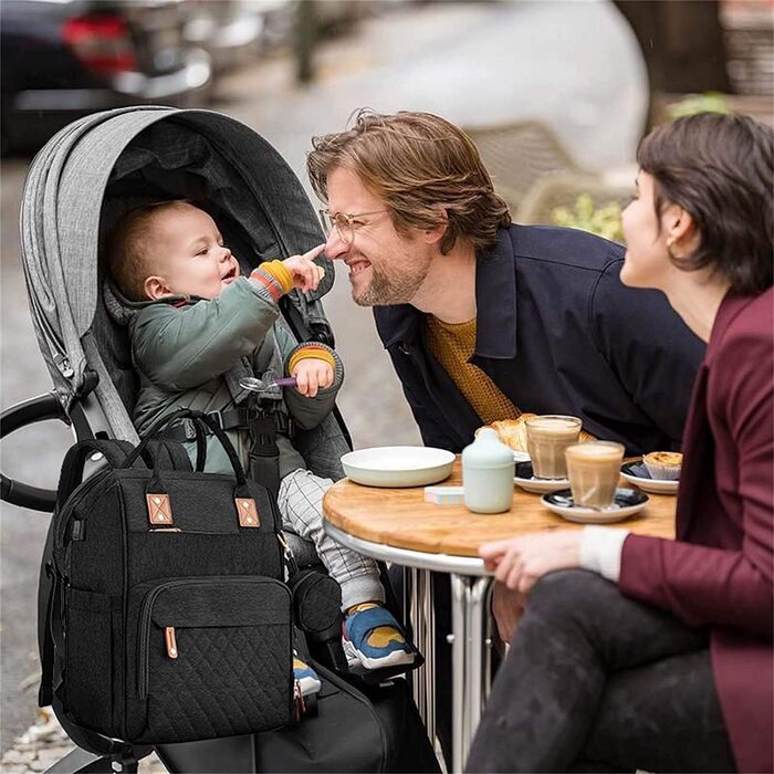 Рюкзак для пеленання Дитячі пеленальні рюкзаки з великою місткістю Портативний туристичний пеленальний мішок зі складним ліжечком
