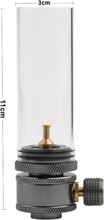 Ліхтар для кемпінгу на паливному паливі, з алюмінієвого сплаву, газовий ліхтар для кемпінгу, походів, активного відпочинку на природі (газовий ліхтар)