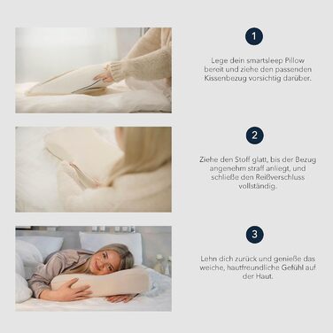 Наволочка для подушки Smartsleep для відновлення - Ідеально підходить для подушки Smart Recovery 100 бавовна м&39яка та приємна на дотик для гарного нічного сну Рожевий колір