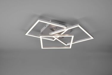 Стеля LED-світильник Reality Mobile R62883107, матовий нікель, 27 Вт, з пультом, димером, зміною кольорів та нічником