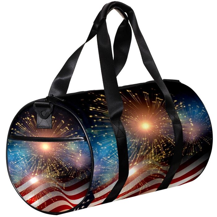 Спортивна сумка, маленька дорожня сумка, сумка для йоги, сумка з американським прапором для свят, сумка для фітнесу на відкритому повітрі, ручна поклажа