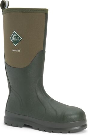 Чоботи Muck Boots унісекс, захисні гумові, сталеві, розмір 46 EU, зелені, мохові, шт.