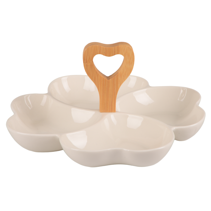 Блюдо LED Heart, 4 секції (7133180)