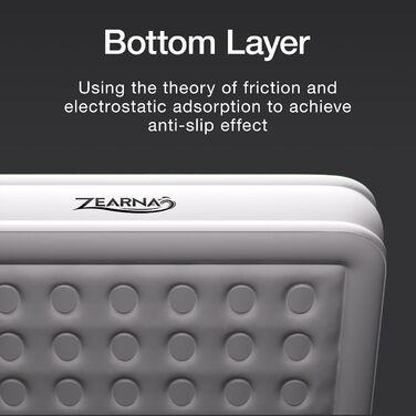 Самонадувальний надувний матрац за 3 хвилини, надувне гостьове ліжко з вбудованим електричним насосом, надувне односпальне ліжко для кемпінгу та домашнього використання (односпальне (46 см))