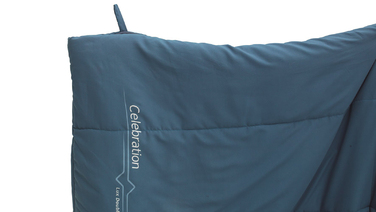 Спальний мішок Outwell Celebration Lux Double/+2°C Blue Left (230371)