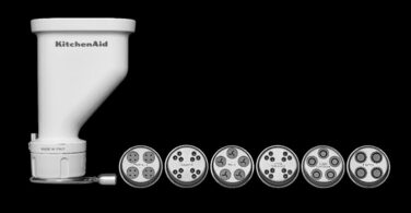 Насадка для преса для пасти KitchenAid KSMPEXTA, нержавіюча сталь, білий/пишний сад