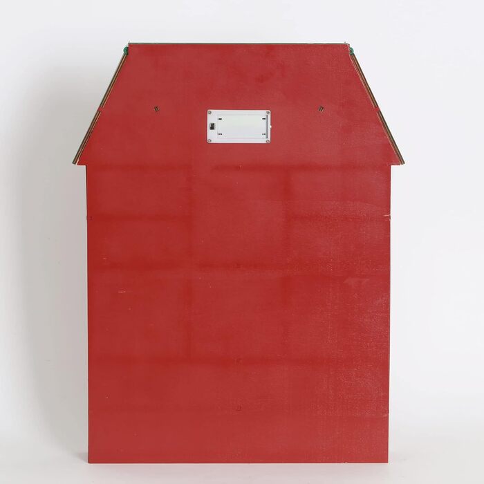 Різдвяний адвент-календар-будиночок з дерева з 24 шухлядами PIONEER-EFFORT