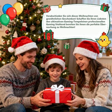 Ігрове крісло JUMMICO, Робоче крісло з функцією масажу, Ергономічне офісне крісло з підставкою для ніг, 150 кг, Чорне