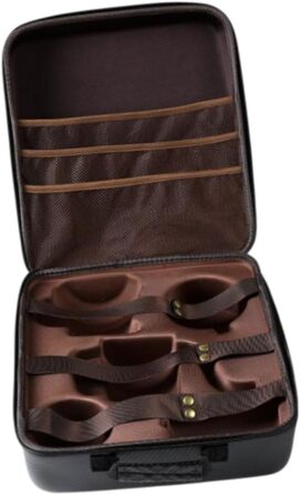 Стильна сумка-органайзер для кави, портативна сумка для зберігання кавового приладдя в подорожах, чохол для переноски кавоварок (включаючи капсульні), багатофункціональна сумка для кави на кожен день