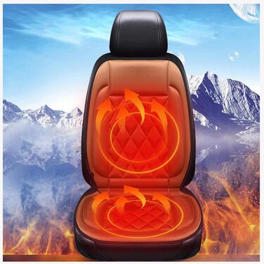 Підігрів сидінь автомобіля ULPYO Прикурювач, підігрів сидінь з підігрівом 12 В для автомобіля Univrsllr Comfort Підігрів сидінь для автомобіля Gschnk, Min Hrrn,- (J, 2Pack)
