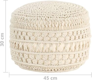 Ручна робота, бавовна, 45 x 30 см, 324002 Macrame Beanbag
