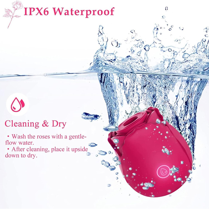 Кліторальний вакуумний вібратор SANLAIHGJY, 7 режимів всмоктування, водостійкий, перезаряджуваний