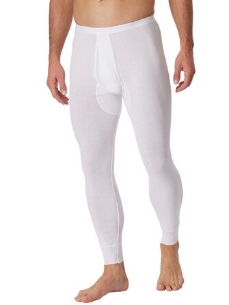 Чоловічі довгі трусики Schiesser з широким поясом - Оригінальні тонкі ребристі L Білі005135