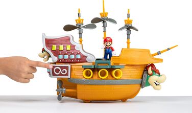 Ігровий набір SUPER MARIO Deluxe Дирижабль Боузера з фігуркою Маріо