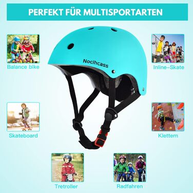 Велосипедний шолом для дітей, дівчаток і хлопчиків Регульований шолом для скейтборду, мультиспортивний шолом для BMX, катання на к