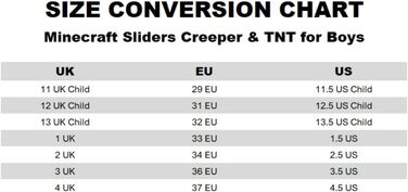 Слайдери Minecraft Creeper та TNT зеленого та чорного кольорів Повсякденне взуття для хлопчиків Набір із 2 слайдерів з обличчям Кріпера та ігровим елементом TNT, мерч, 31 EU