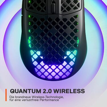 Ігрова миша з отворами на поверхні - Легка, водовідштовхувальна конструкція з пір'я - Оптичний датчик TrueMove Air з роздільною зд