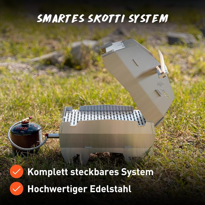 Стартовий комплект SKOTTI, що включає гриль та ковпачок