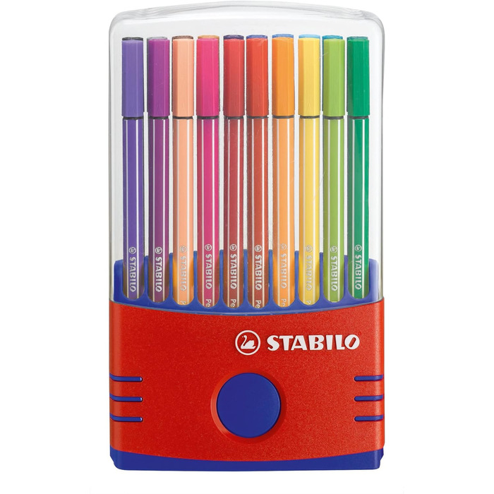 Ручка STABILO Fibre Pen 68 ColorParade/6820-04 в асортименті Вміст 20 шт. 6820-04