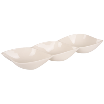 Блюдо LED Figure з 3 секціями 34×12×5 см