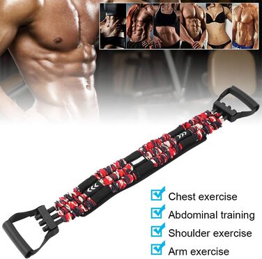 Лавка для еспандера для грудей, віджимання, жим від грудей, фітнес-обладнання для ефективного тренування м&39язів грудей, ротація